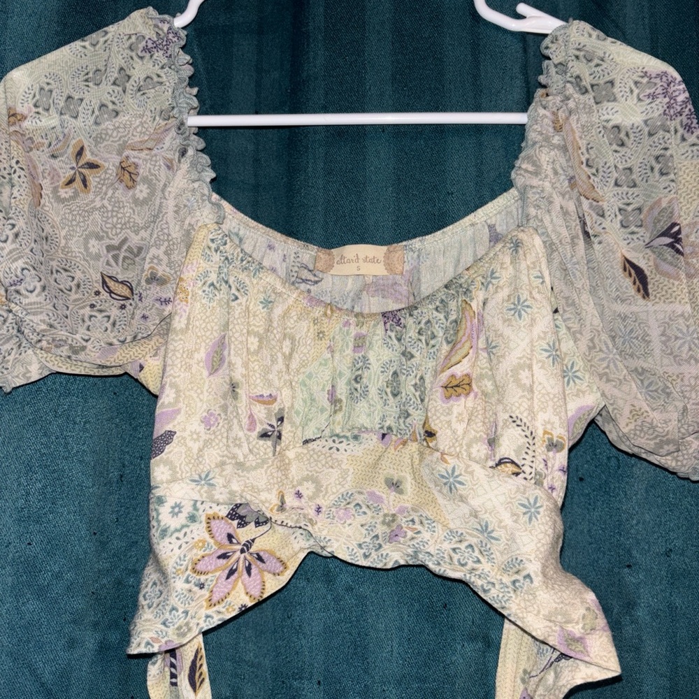 Floral Boho Crop Top